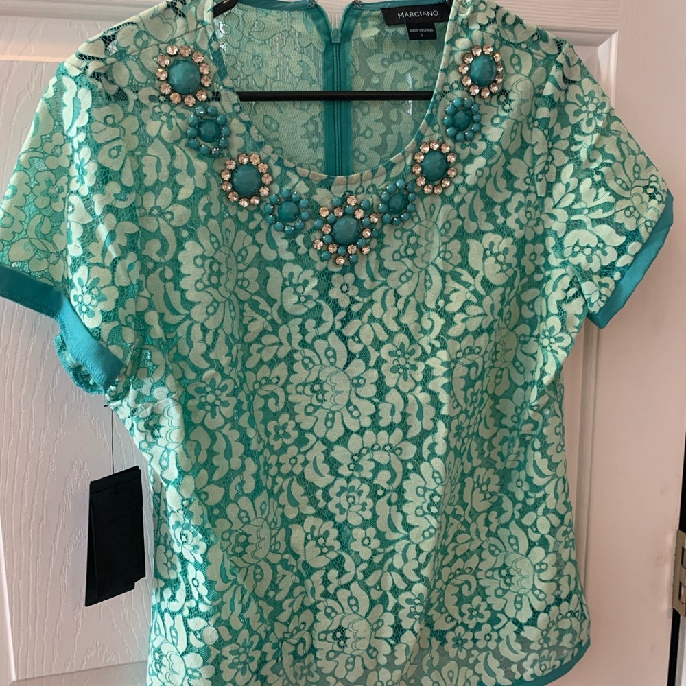 Marciano lace top